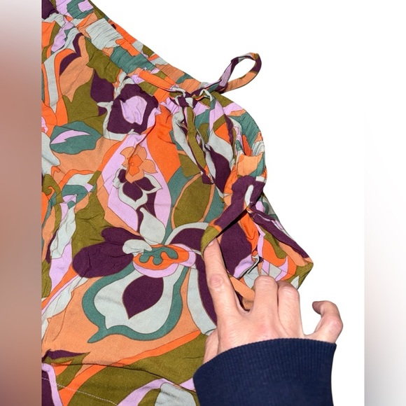 Easel Floral Bright Color Shorts - Picture 8 of 8